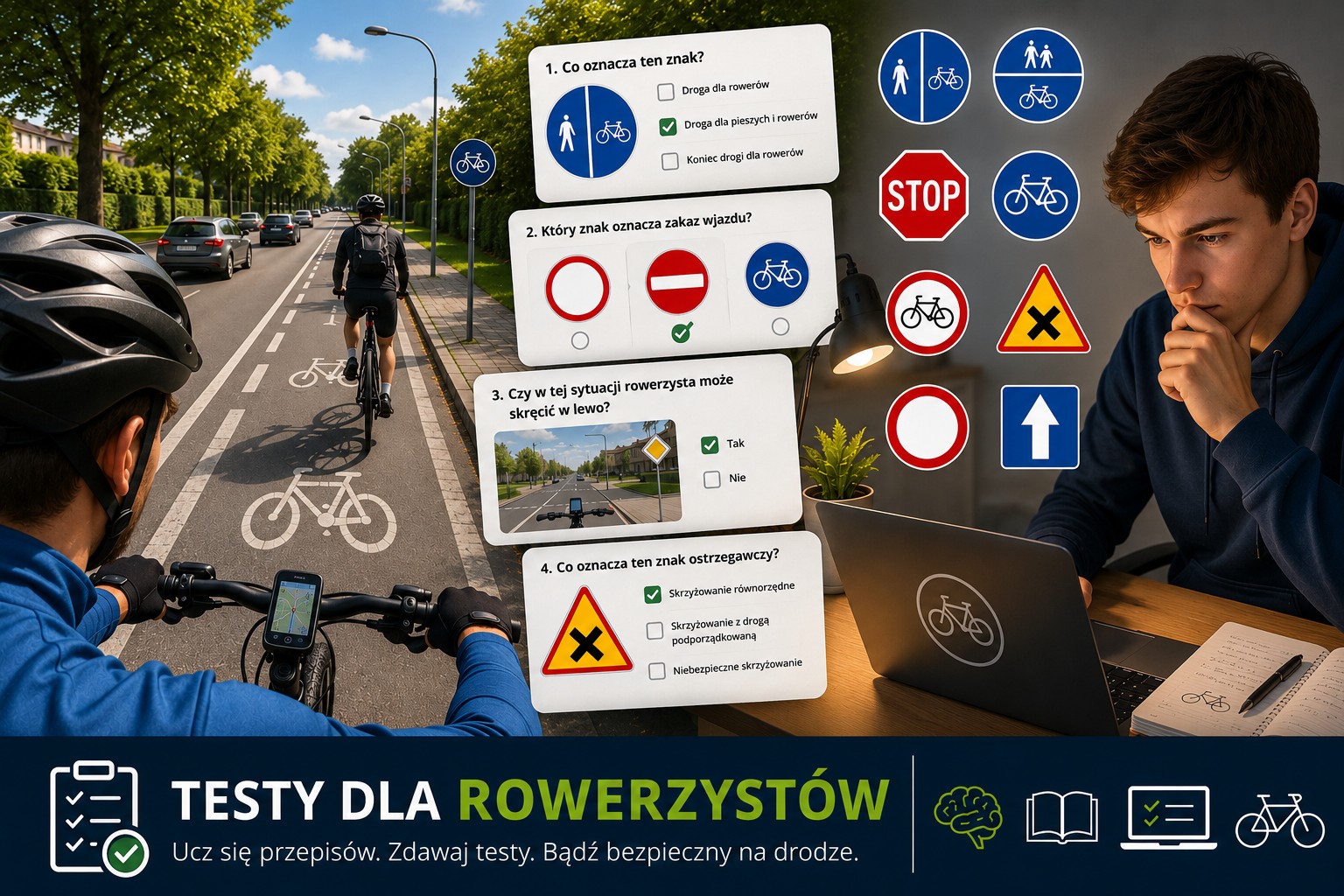 Test wiedzy rowerzysty